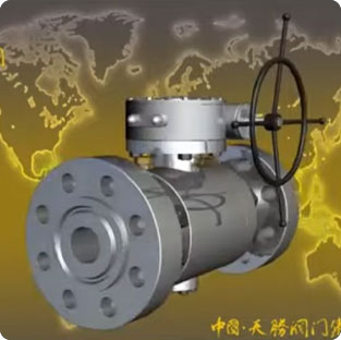 /Flange Trunnion-mounted Ball Valve, API6D and CE Cert