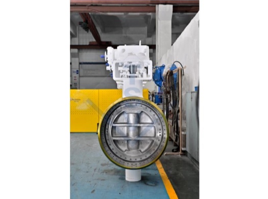 API Three Eccentric Worm Gear Driven Butt-welded Butterfly Valve